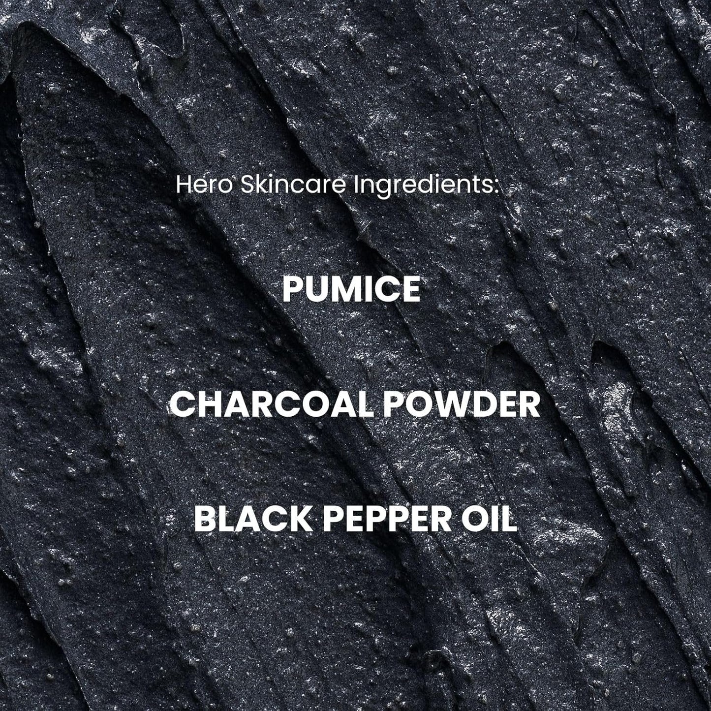 ManCave Blackspice Mens Body Scrub, 500 ml, Body Wash, Natural Formulation, Vegan, Eco-Conscious and Cruelty-Free, Warm &amp; Woody Shower Gel for Men with Pumice, Charcoal, Body Wash for Men