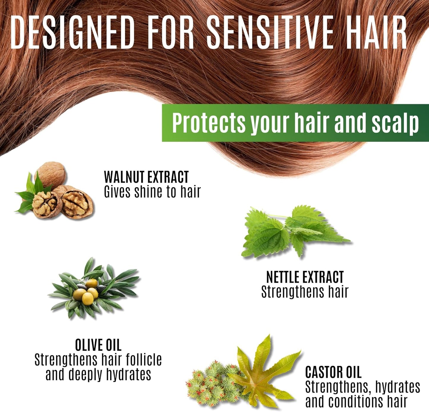 Herbal Time Henna Natural Cream Color Natural Black Nº 7 | Henna Coloring Cream with Nettle Extract | Gray Hair Cover | Temporary Color Dye Creame | Ammonia Free, Sulfates Free, Parabens Free | 75 ml