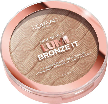 L'Oreal Paris Cosmetics True Match Lumi Bronze It Bronzer For Face And Body, Light, 0.41 Fluid Ounce