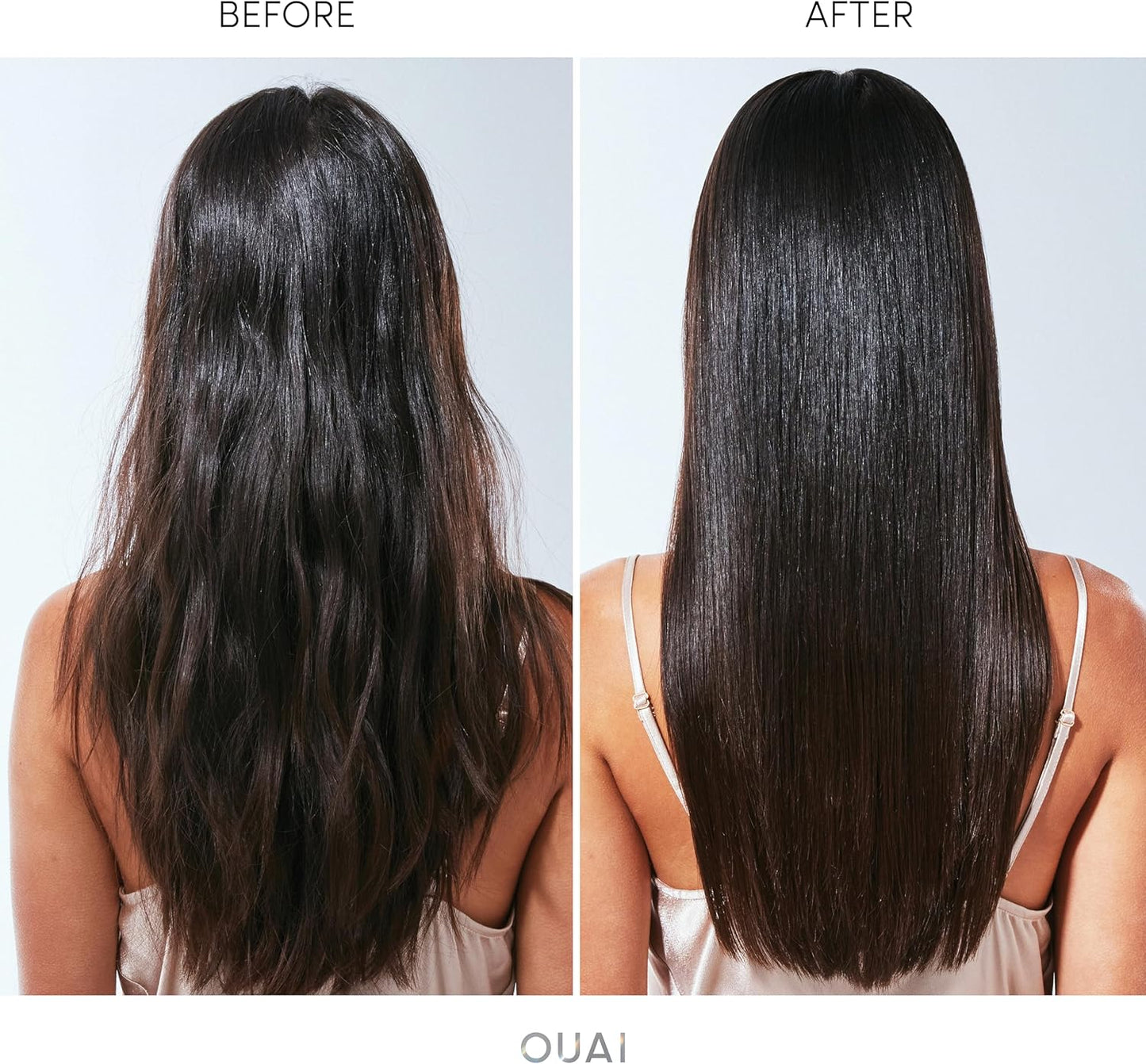 OUAI Hair Gloss - In-Shower Shiny Hair Treatment with Frizz Control - Heat Protectant Hair Glaze Infused with Hyaluronic Acid, Rice Water + Panthenol - Paraben, Phthalate &amp; Sulfate Free (177ml)