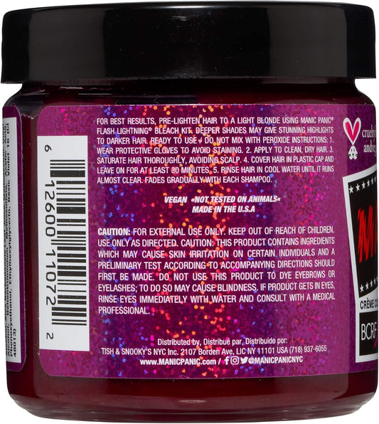 Manic Panic High Voltage® Classic Cream Formula Colour Hair Dye 118ml (Pink Warrior)