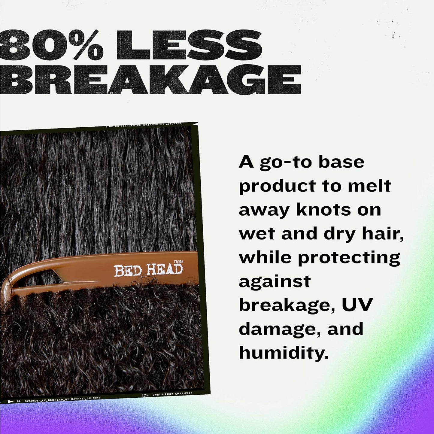 Bed Head by TIGI Knot This Time, Anti-Breakage Hair Detangler Spray, Lightweight Detangling Spray for Wet or Dry Hair, Reduces Breakage, Non-Greasy Finish