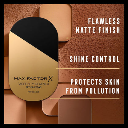 Max Factor Facefinity Compact Foundation – the pocket‑size matte miracle