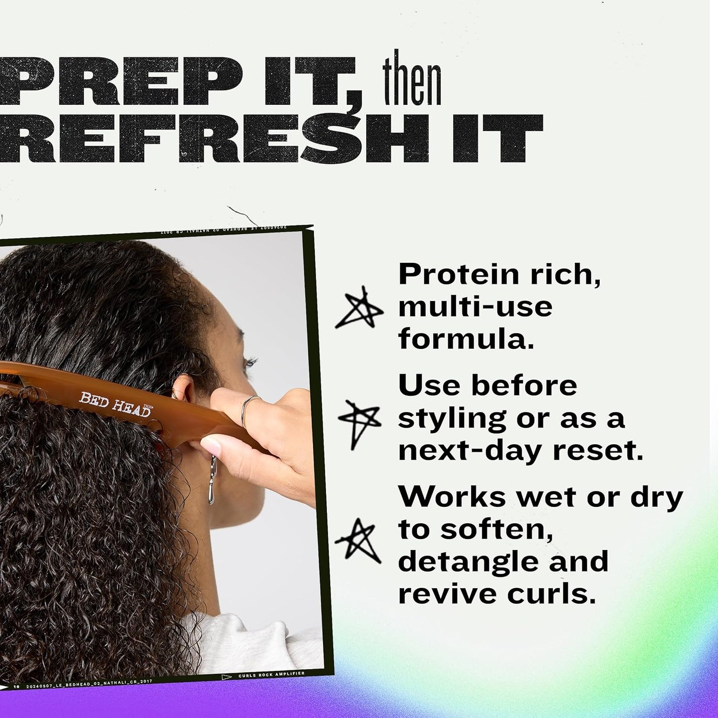 Bed Head by TIGI Knot This Time, Anti-Breakage Hair Detangler Spray, Lightweight Detangling Spray for Wet or Dry Hair, Reduces Breakage, Non-Greasy Finish