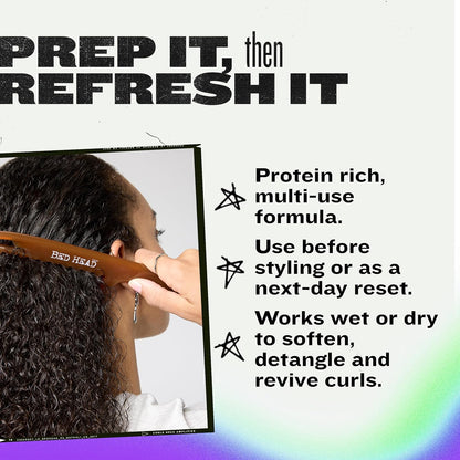 Bed Head by TIGI Knot This Time, Anti-Breakage Hair Detangler Spray, Lightweight Detangling Spray for Wet or Dry Hair, Reduces Breakage, Non-Greasy Finish