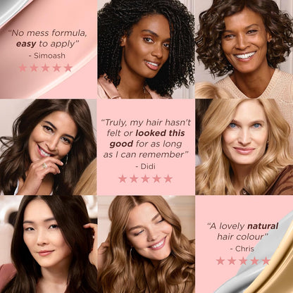 L'Oréal Paris Excellence Universal Nudes Hair Colour, Ammonia-Free, Micro-Keratine, Triple Care, 100% Grey Coverage, Radiance Boosting, 5U Universal Light Brown