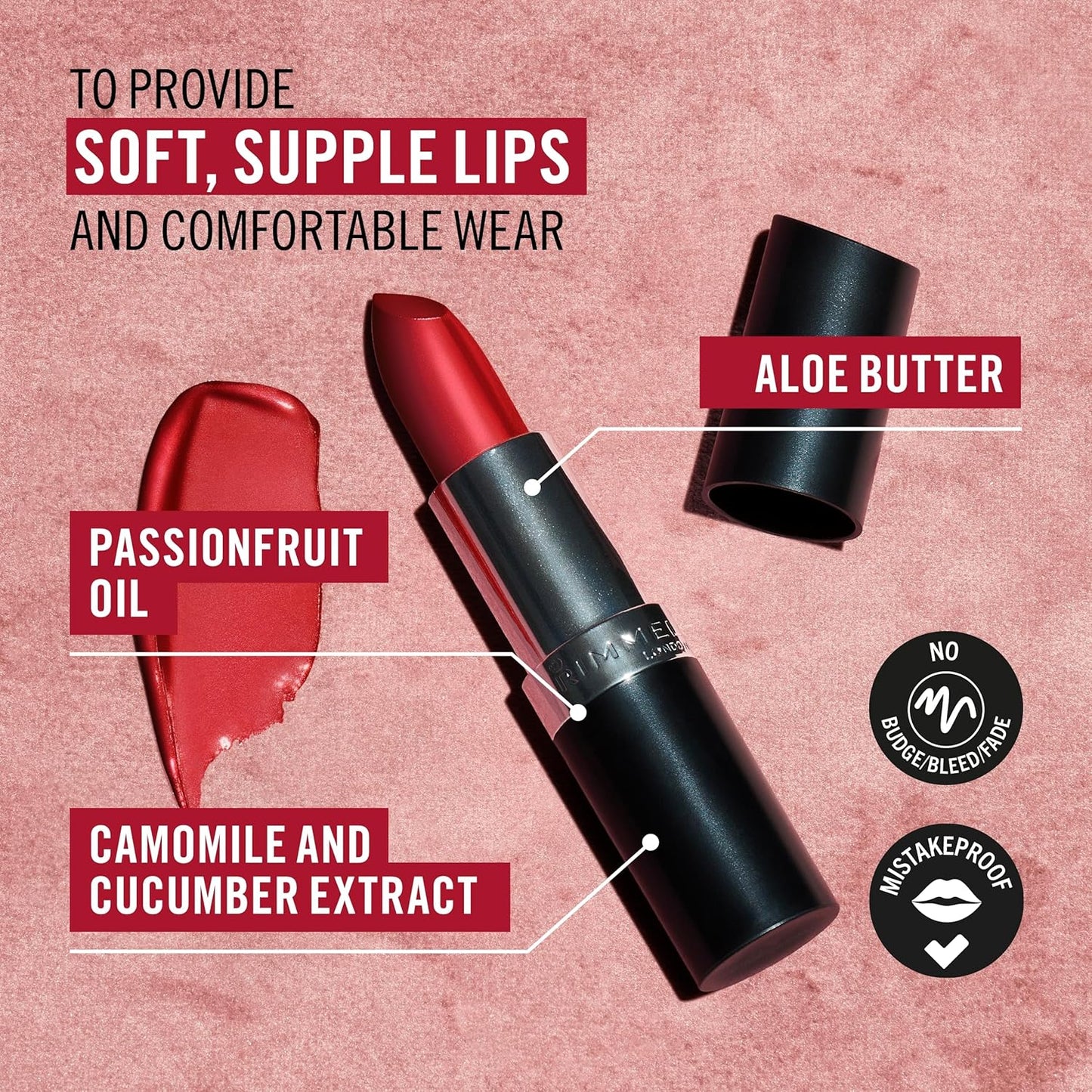 Rimmel Lasting Finish Lipstick in Nude Pink – the everyday “I‑won’t‑need‑a‑touch‑up” shade