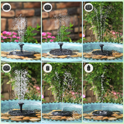 IPX8 Solar Fountain Water Pump for Bird Bath | Floating Solar Pond Aerator & Garden Water Fountain ⛲☀️