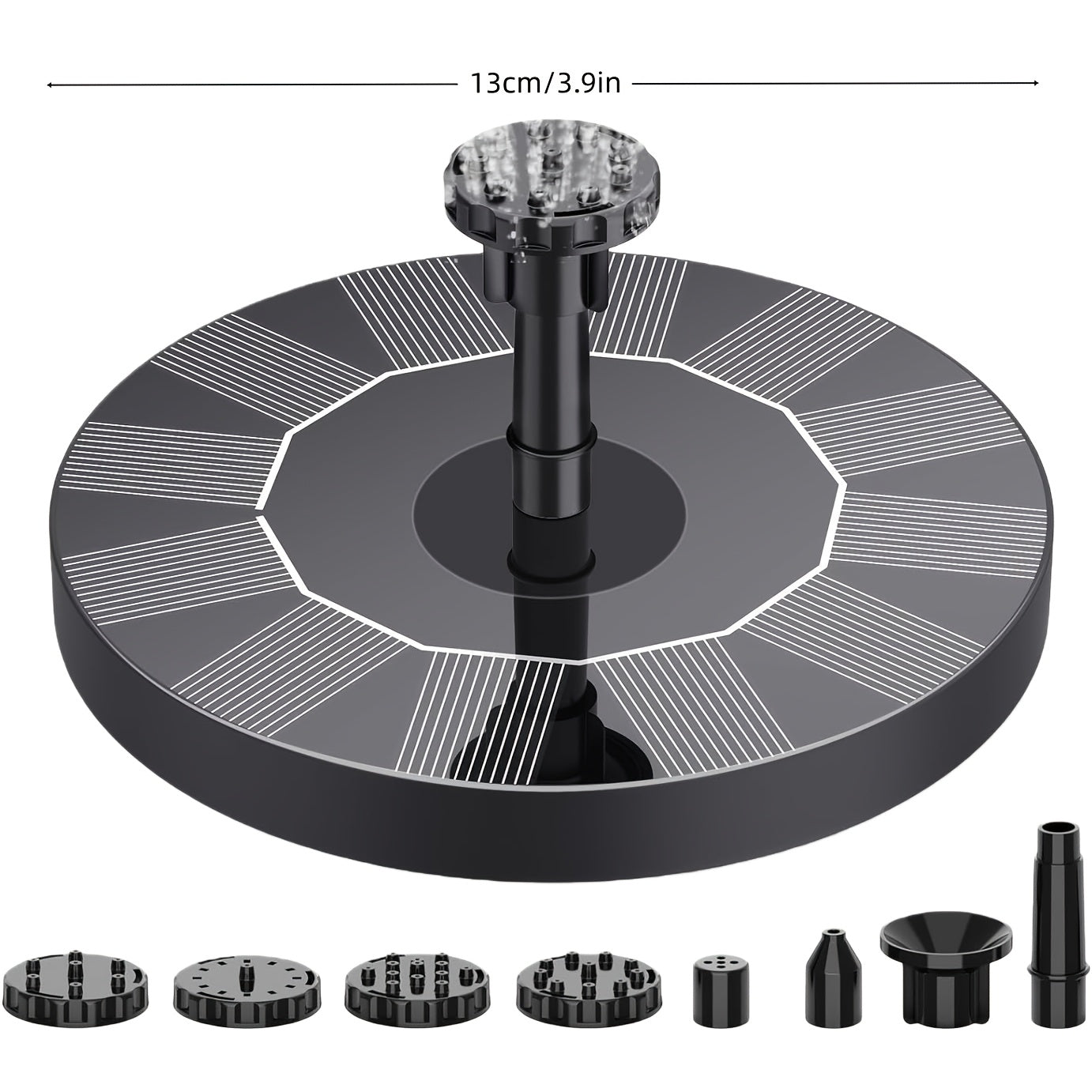 IPX8 Solar Fountain Water Pump for Bird Bath | Floating Solar Pond Aerator & Garden Water Fountain ⛲☀️