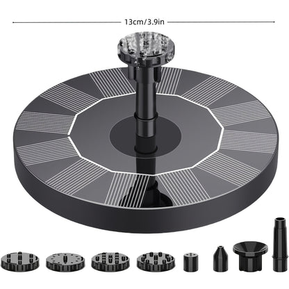 IPX8 Solar Fountain Water Pump for Bird Bath | Floating Solar Pond Aerator & Garden Water Fountain ⛲☀️