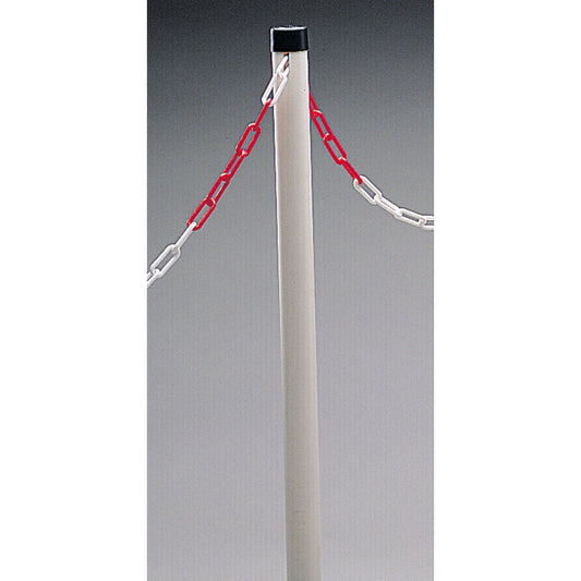 STANDARD POST AND BASE - WHITE POST