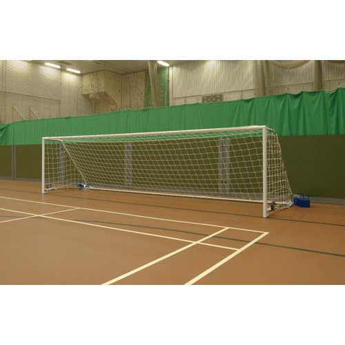 FIVE-A-SIDE WHEELAWAY FOOTBALL GOAL POSTS - STEEL FOLDING