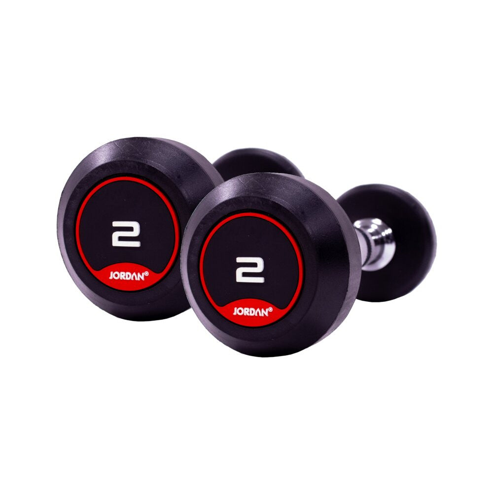 JORDAN CLASSIC RUBBER DUMBBELLS