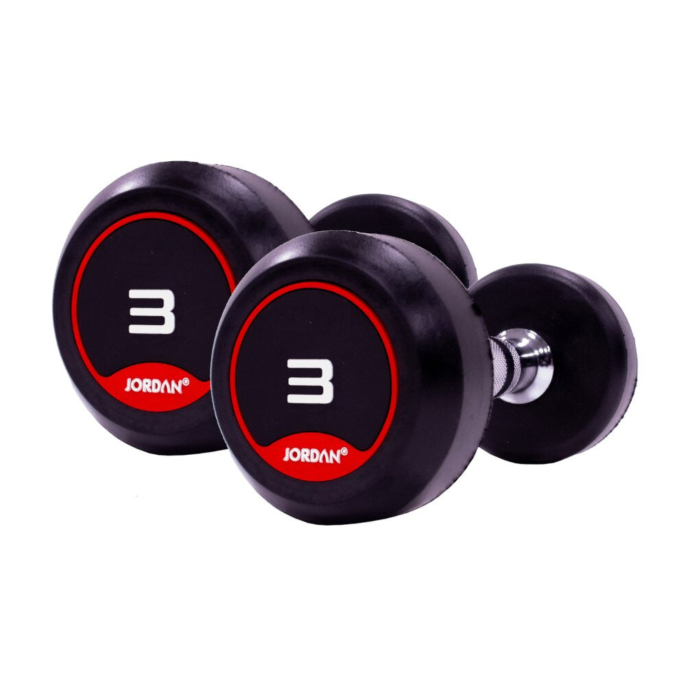 JORDAN CLASSIC RUBBER DUMBBELLS