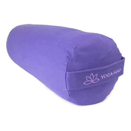 YOGA-MAD BUCKWHEAT YOGA BOLSTER - PURPLE