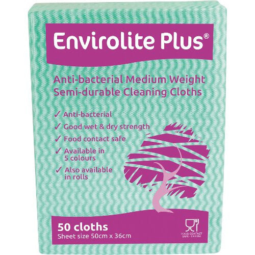 ENVIROLITE PLUS ANTI-BACTERIAL CLOTHS