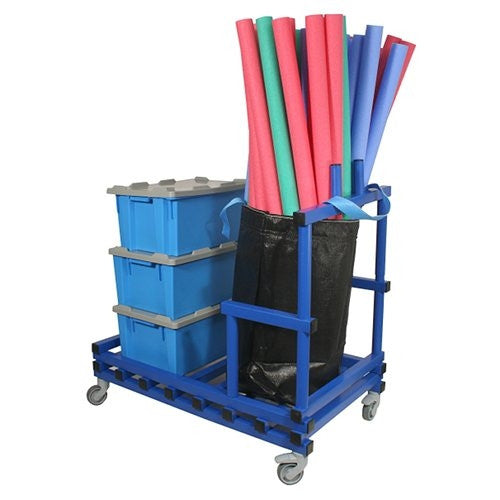 VENDIPLAS MOBILE DOLLY TROLLEY - BLUE