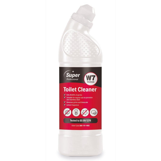 MIRIUS SUPER PROFESSIONAL W7 TOILET CLEANER - LEMON (750ml)
