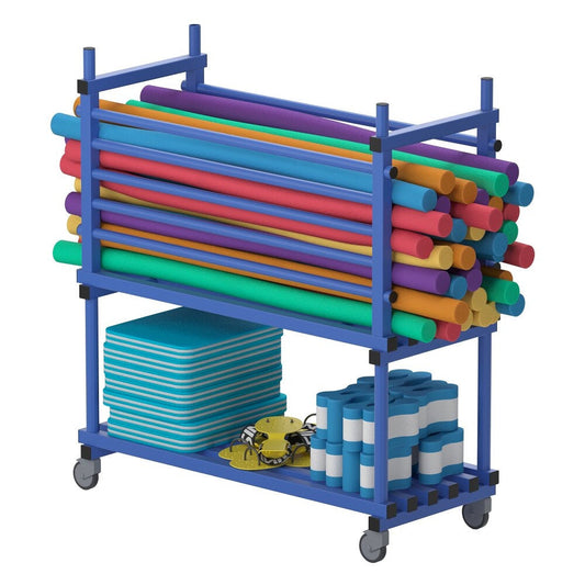 VENDIPLAS MOBILE STORAGE UNIT - OPEN BOTTOM (BLUE)