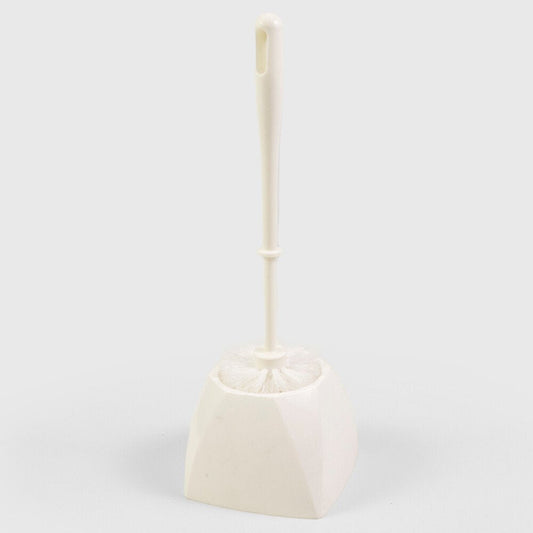 STIFF TOILET BRUSH & BOWL