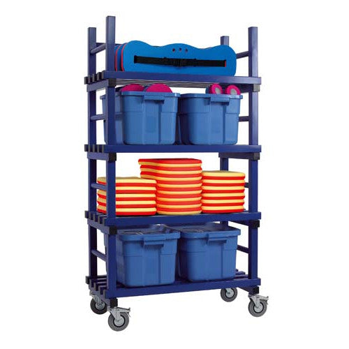 VENDIPLAS MOBILE SHELF STORAGE UNIT - BLUE (1000mm)