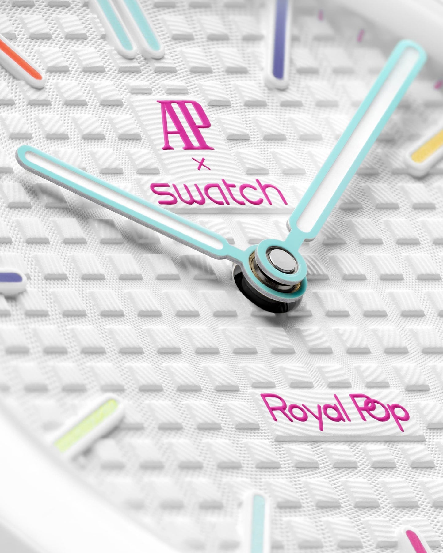 Audemars Piguet x Swatch Royal Pop Style Colorful Pocket Watch Retro-Inspired Collectible Watch