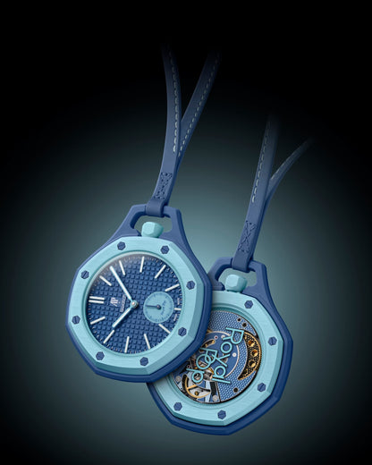Audemars Piguet x Swatch Royal Pop Style Colorful Pocket Watch Retro-Inspired Collectible Watch