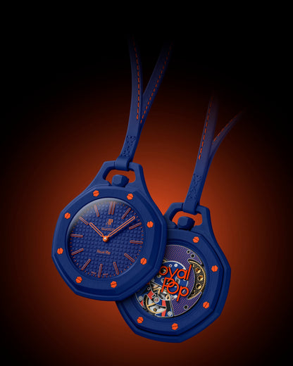 Audemars Piguet x Swatch Royal Pop Style Colorful Pocket Watch Retro-Inspired Collectible Watch