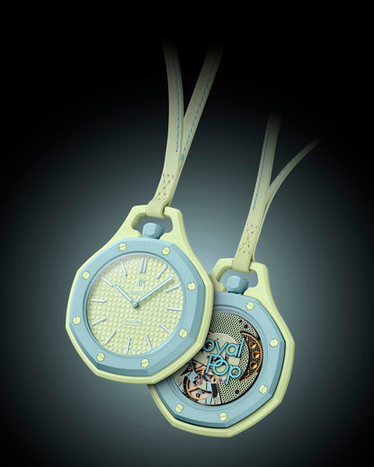 Audemars Piguet x Swatch Royal Pop Style Colorful Pocket Watch Retro-Inspired Collectible Watch